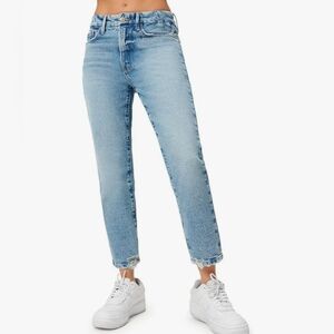 Good American Boyfriend Girlfriend Jeans Distressed Size 4/27